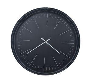 Reloj muro Líneas negro 49 cm