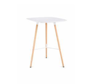 Mesa Alta Estilo N rdico con Cubierta de MDF 70X70 CM