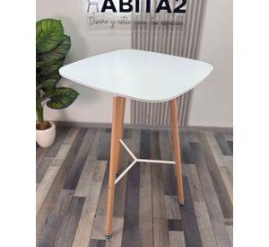 Mesa Alta Estilo N rdico con Cubierta de MDF 70X70 CM