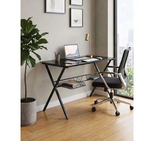 Escritorio Glass Metal Black 110 CM