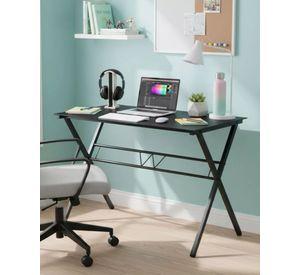 Escritorio Glass Metal Black 110 CM
