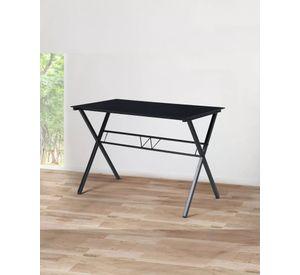 Escritorio Glass Metal Black 110 CM