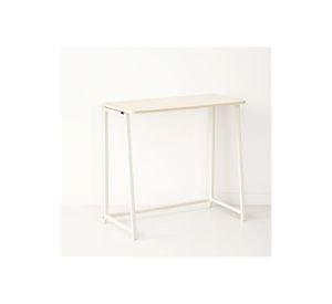 Escritorio Flex Compacto Mdf - Natural Blanca