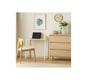 Escritorio Flex Compacto Mdf - Natural Blanca
