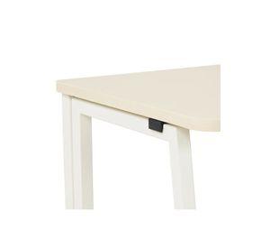 Escritorio Flex Compacto Mdf - Natural Blanca