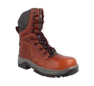 Botas de seguridad hombre Snow cuero café