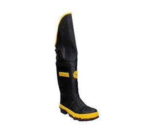 Botas de agua caucho hombre Corsario negro