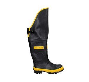 Botas de agua caucho hombre Corsario negro