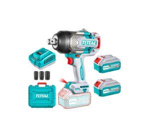 LLAVE IMP 3/4 20V TOTAL TIWLI20135 +2BAT 5.0 AH+CARG+ACC+MAL