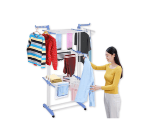 Tendedero Organizador Colgador Ropa Plegable 3 Niveles