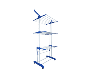 Tendedero Organizador Colgador Ropa Plegable 3 Niveles