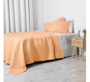 Quilt Cordoba lisa  2 P Peach