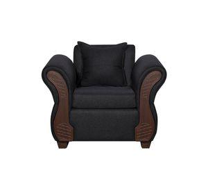 Juego de Living 3-1-1 Marsella negro