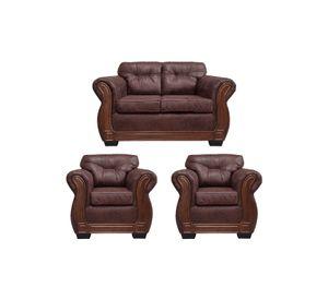 Living Con Respaldo Confortable 4 Personas Taurus 2+1+1 Envejecido X