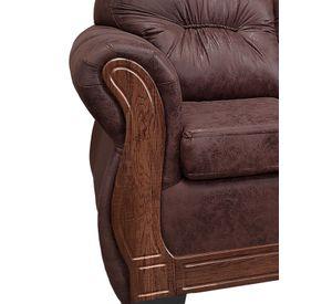 Living Con Respaldo Confortable 4 Personas Taurus 2+1+1 Envejecido X