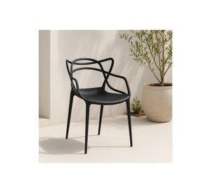 Silla de Terraza Exterior o comedor Master - Negra