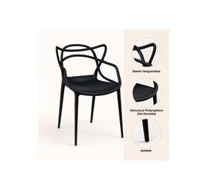Silla de Terraza Exterior o comedor Master - Negra