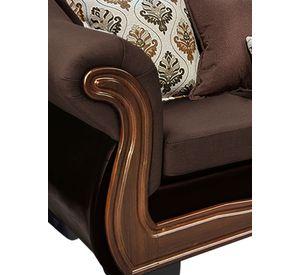 Living Con Resorte Estructural 6 Cuerpos Búfalo 4+1+1 Chenille+PU X