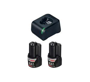 KIT BOSCH 2 BATERIAS 12V 2AH + CARGADOR