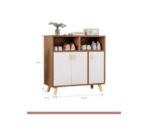 Cómoda Zapatero blanca madera MDF