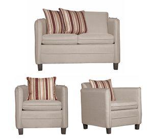 JUEGO DE LIVING 2-1-1 BARCELONA BEIGE