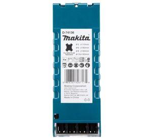 SET BROCAS SDS PLUS MAKITA 5-6-8-10X160MM D-74136