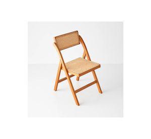 Silla Mistral Plegable de Madera Rattan Natural