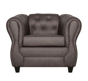Juego de Living 2-1-1 Chesterfield Chocolate