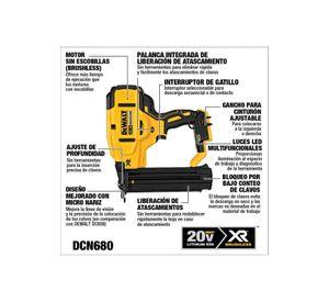 CLAVADORA DEWALT DCN680B BHUSHLEES 5/8 A 2 1/8 20V