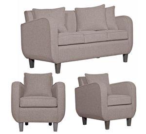 JUEGO DE LIVING 3-1-1 CRONOS BEIGE