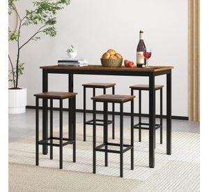 SET COMEDOR 4 PUESTOS INDUSTRY 120CM