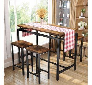 SET COMEDOR 4 PUESTOS INDUSTRY 120CM