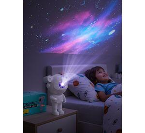 Lámpara Proyector Astronauta De Galaxia Luz Led Con Bluetooth