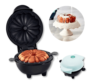 Máquina Mini Bundt Queque Pastel Con Molde Antiadherente