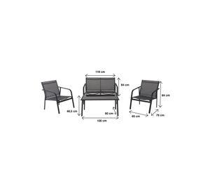 Set Aero 3 Sofás y 1 Mesa de Centro