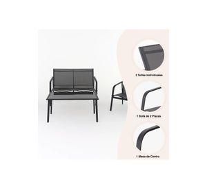 Set Aero 3 Sofás y 1 Mesa de Centro
