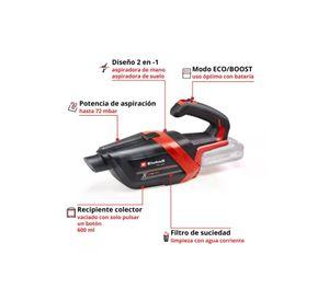 ASPIRADORA POLVO EINHELL TE-HV 18/06 LI 18V SIN CARG NI BAT