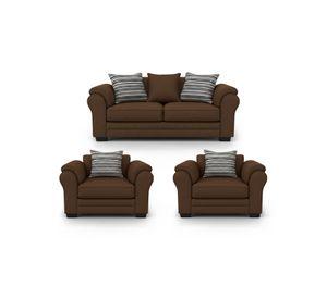 Living 5 Cuerpos 3+1+1 XL Con Resorte Estructural Grandón Chenille