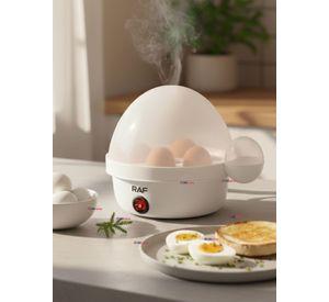 Máquina Hervidor Cocedor Huevos Vapor Eléctrico 350w Raf Blanco
