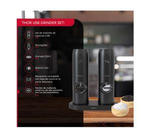 Moledor de Especias Thorben Usb Grinder Set