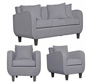 JUEGO DE LIVING 3-1-1 CRONOS GRIS
