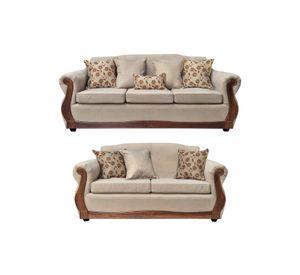 Living Con Resorte Estructural 7 Cuerpos 4+3 Gran Santi Chenille X
