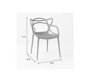 Silla de Terraza o comedor Master - Gris