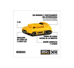 Kit Llave De Impacto 1/2 Atomic 20v Dewalt  Dcf922d2-b2