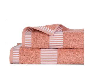Set 2 Piezas Egyptia 460 grs 45x90/70x140 Coral