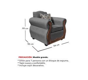 Living Con Resorte Estructural 5 Cuerpos 3+1+1 Gran Santi Chenille X