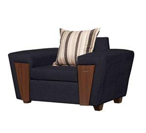JUEGO DE LIVING 3-1-1 CRETA NEGRO LINO