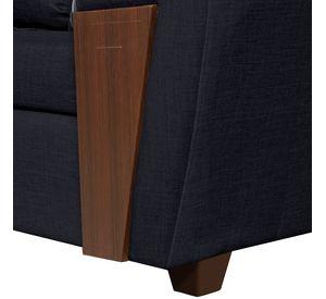 JUEGO DE LIVING 3-1-1 CRETA NEGRO LINO