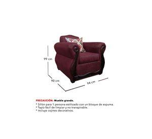 Living Con Resorte Estructural 6 Cuerpos 4+1+1 Grand Santi Envejecido