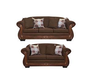 Living Con Resorte Estructural 7 Cuerpos Búfalo 4+3 Chenille X